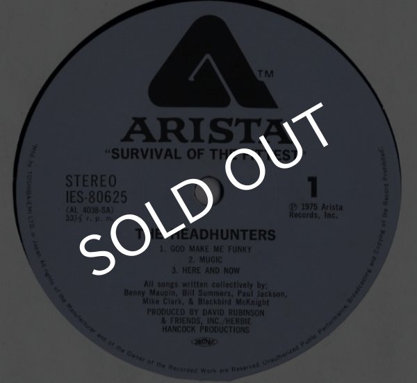 画像2: The Head Hunters/ Survival Of The Fittest(Arista/LP) (2)