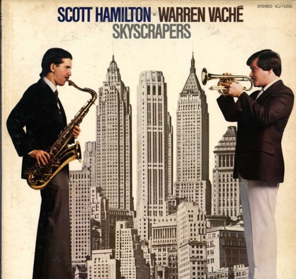 画像1: Scott Hamilton & Warren Vache / Skyscrapers (Concord Jazz/LP) (1)