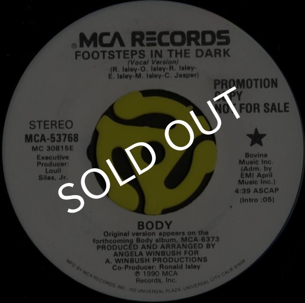 画像1: Body/Footsteps In The Dark(MCA/プロモ45s) (1)