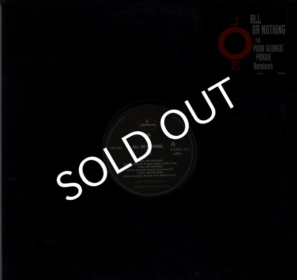 画像1: JOE / All Or Nothing(Poor Georgie Porgie Remix) / (Mercury/12") (1)