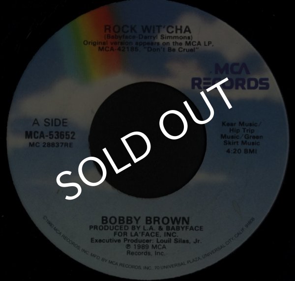 画像1: Bobby Brown / Rock Wit'Cha(MCA/45s)  (1)