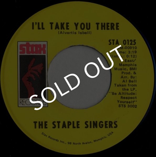 画像1: The Staple Singers / I'll Take You There(Stax/45s)  (1)